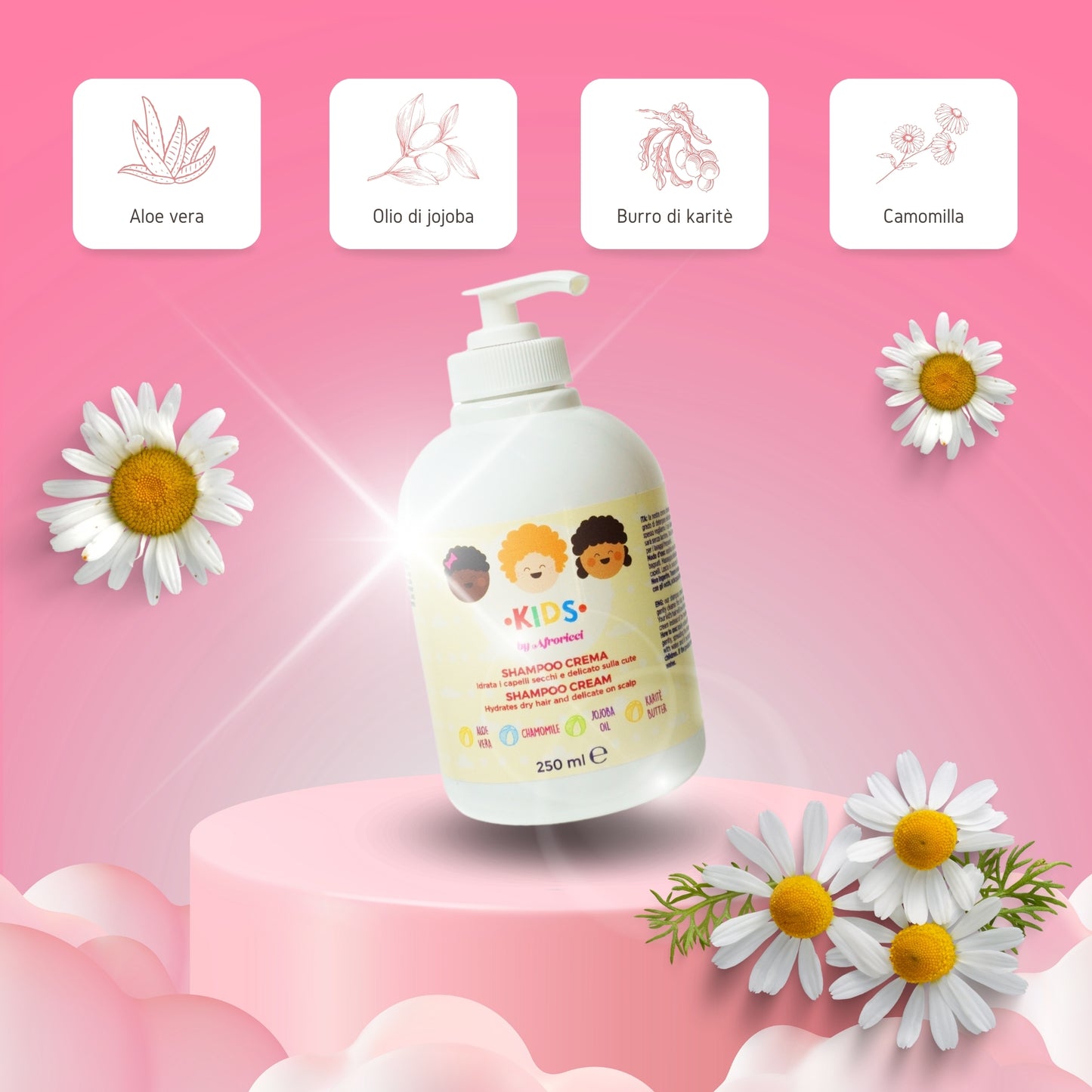 AfroRicci Kids Shampoo Crema 250 ml