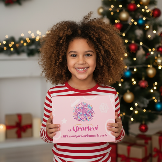 AfroRicci Kids Christmas Poppin Curly Box