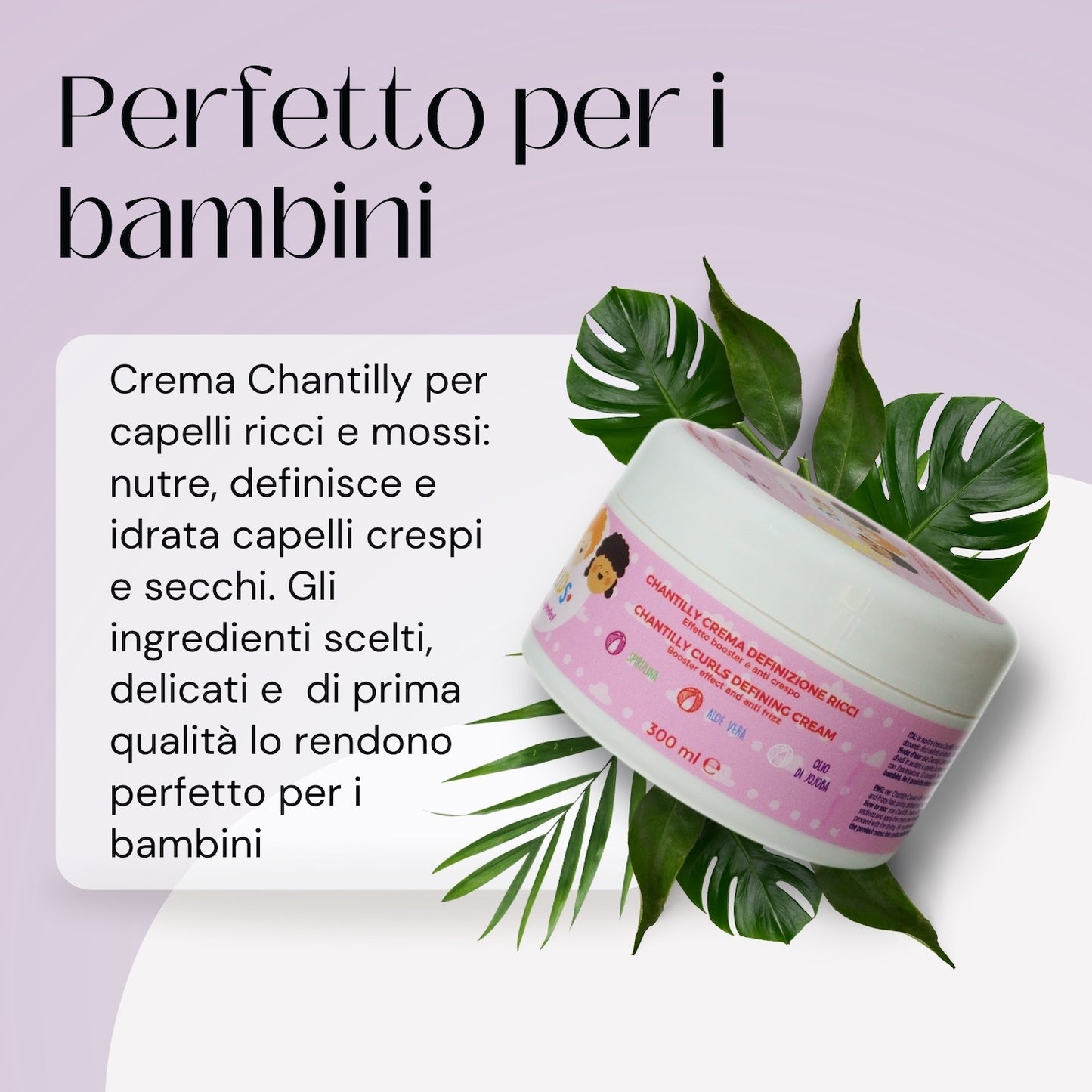 Afroricci Kids Chantilly Crema Definizione Ricci 300 ml