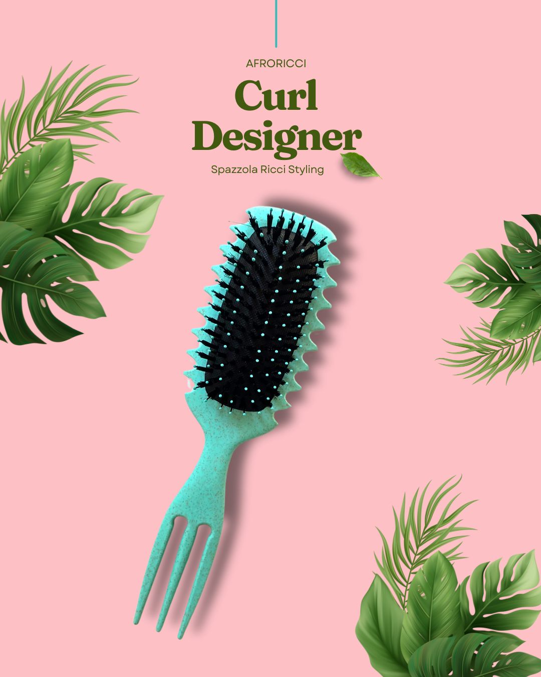 Spazzola Curl Designer - Colore Verde