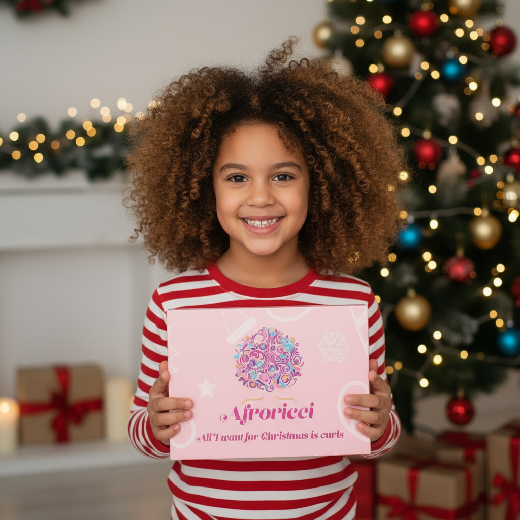 AfroRicci Kids Christmas Poppin Curly Box