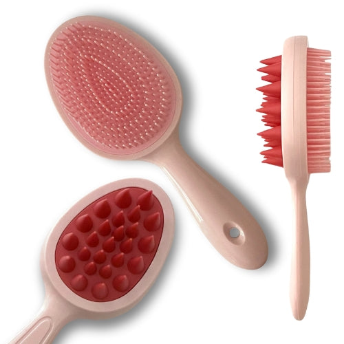 2 in 1 Tangle Massager kids - colore rosa