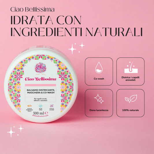 Ciao Bellissima Balsamo Districante, Maschera e Co-Wash 300 ml