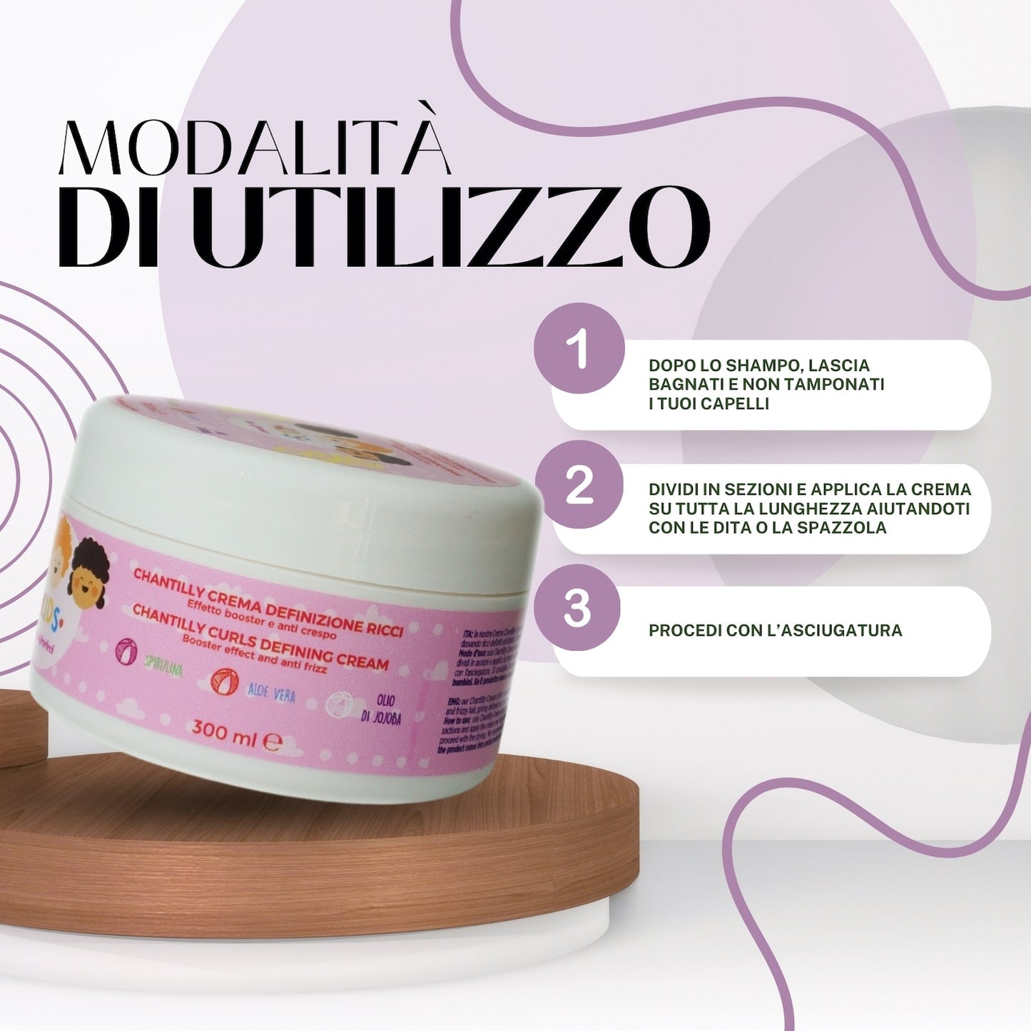 Afroricci Kids Chantilly Crema Definizione Ricci 300 ml