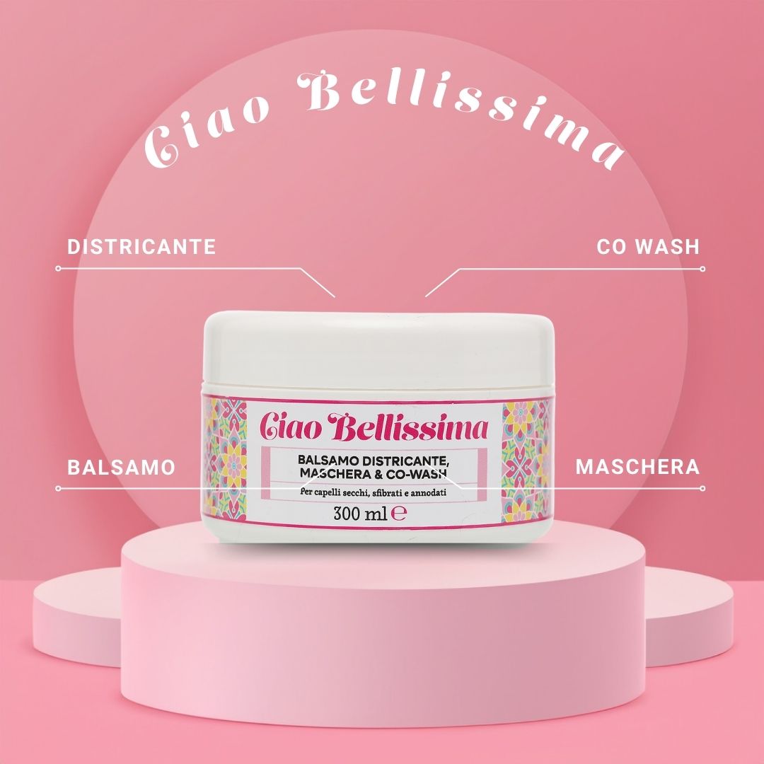 Ciao Bellissima Balsamo Districante, Maschera e Co-Wash 300 ml