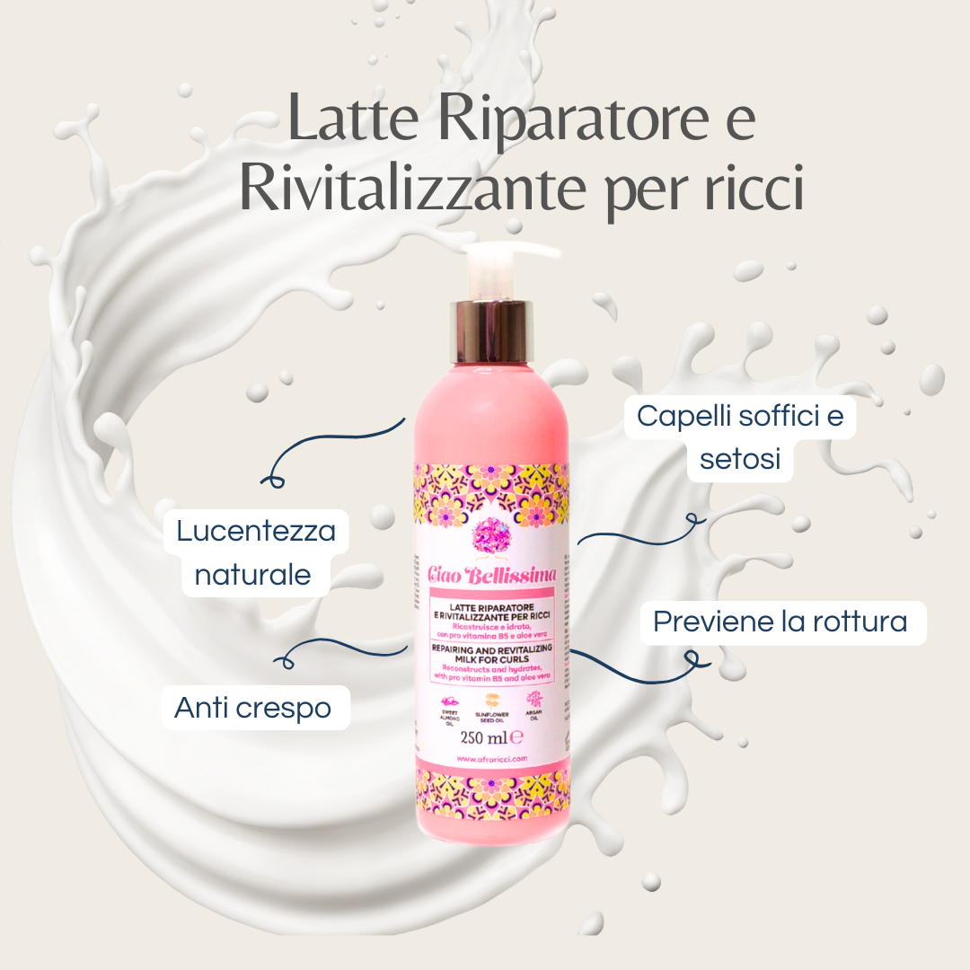 Ciao Bellissima Latte Riparatore e Rivitalizzante per ricci 250ml