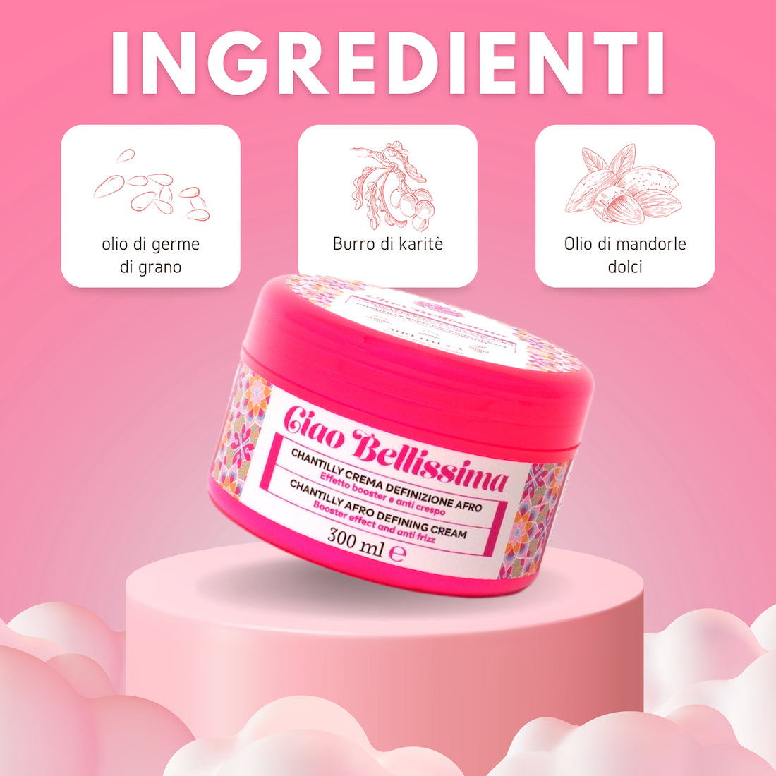 Ciao Bellissima Chantilly Crema Definizione Afro 300ml