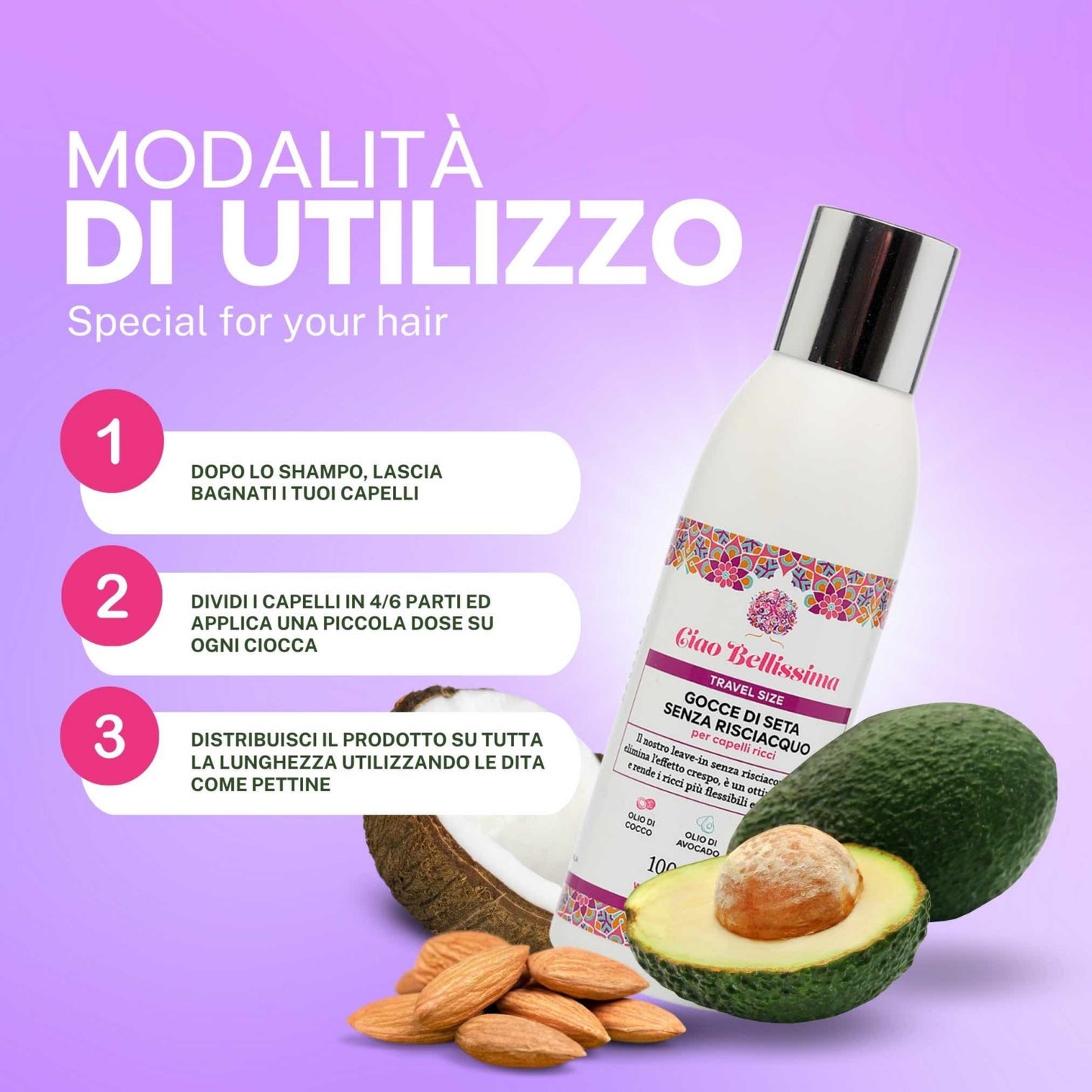 Ciao Bellissima Gocce di Seta Senza Risciacquo 100ml