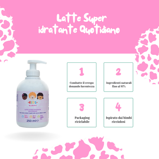 AfroRicci Kids Latte super idratante quotidiano 250 ml