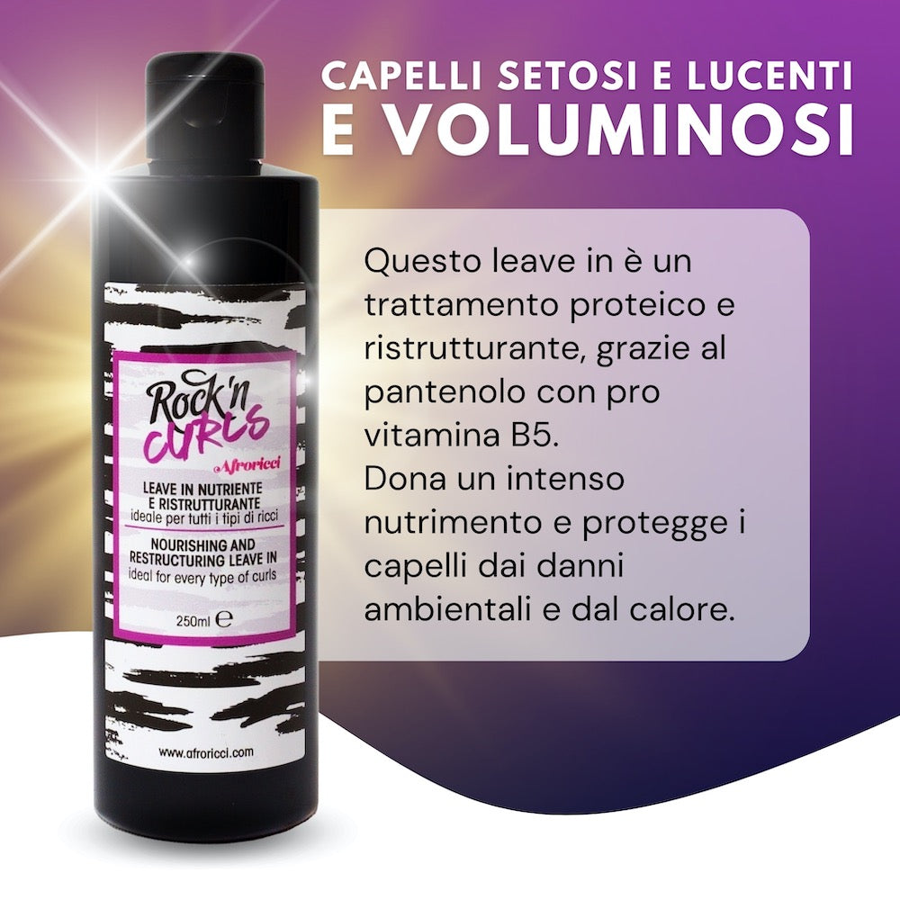 Rock 'n' Curls Leave In Nutriente e Ristrutturante 250 ml