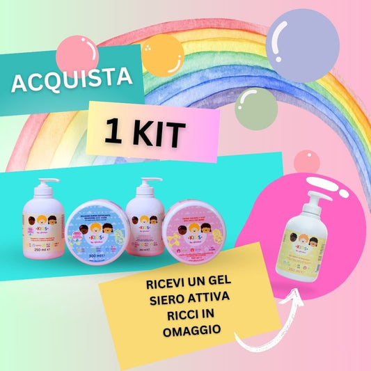 Acquista 1 kit e ricevi in omaggio il Gel Siero Attiva Ricci